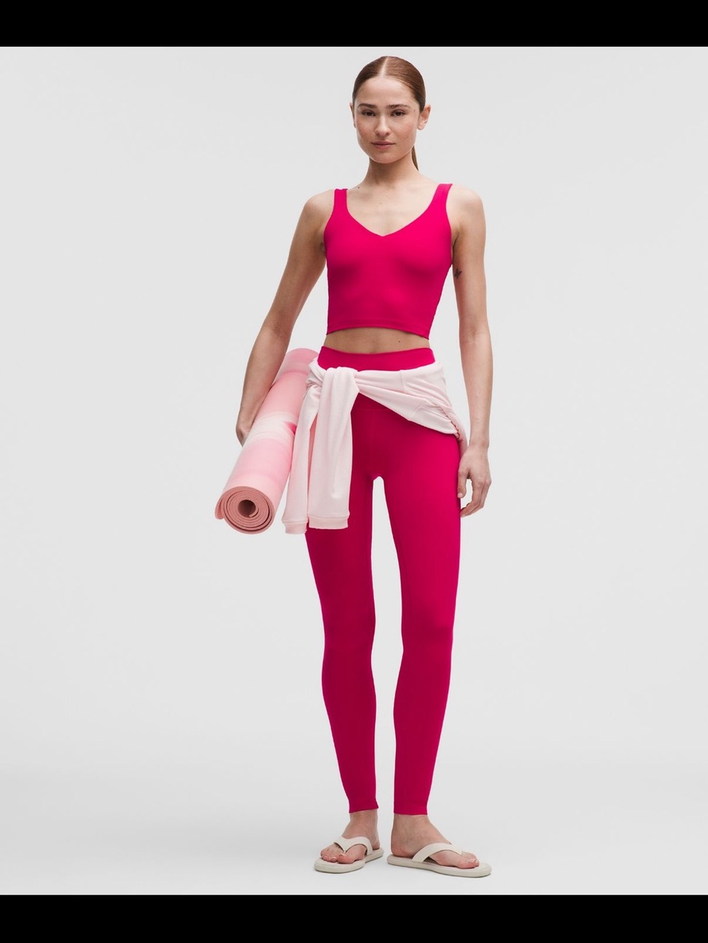 lululemon athletica align Tank in color passionate. Size 8 - Picture 3 of 4